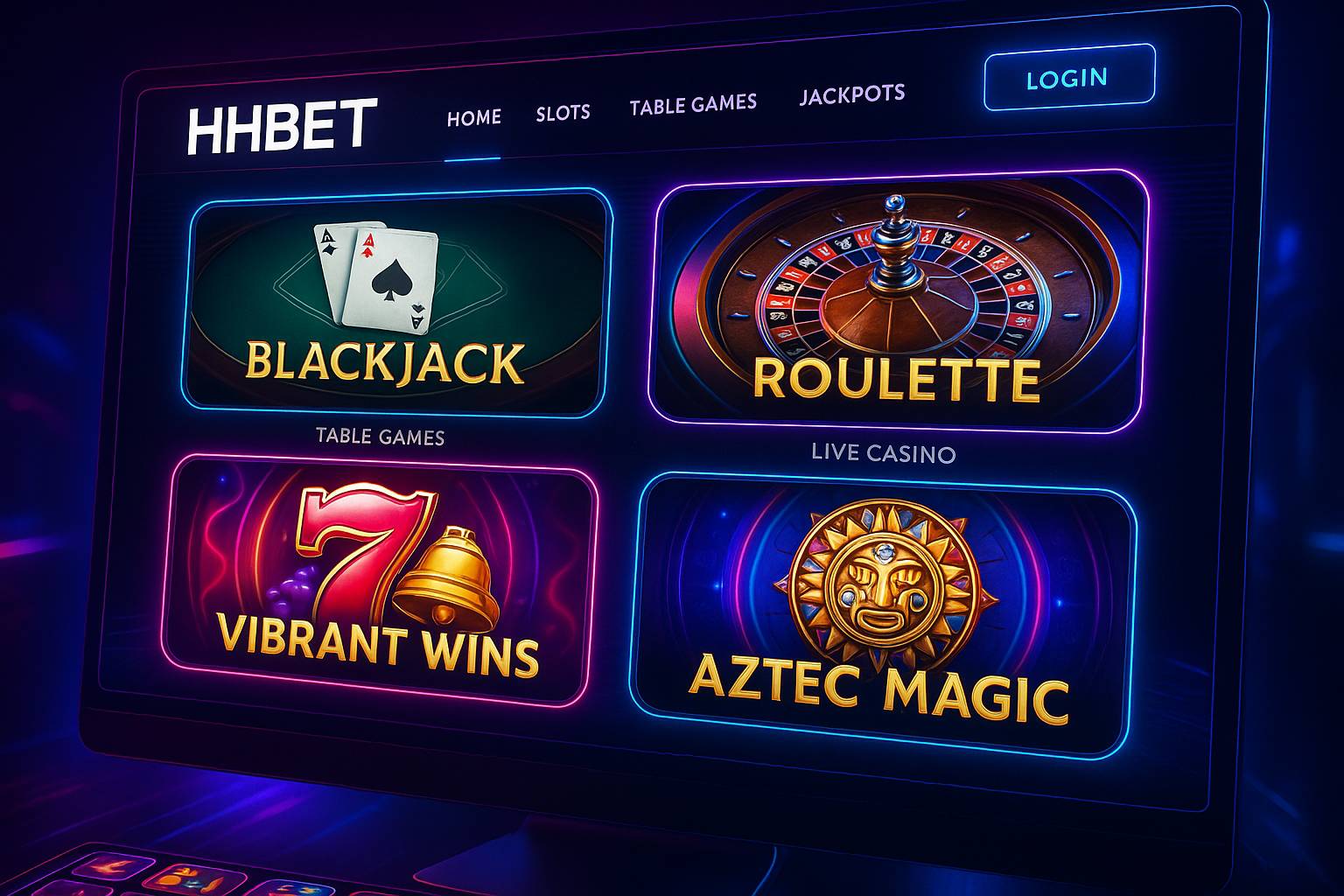Jogos de cassino online HHBET