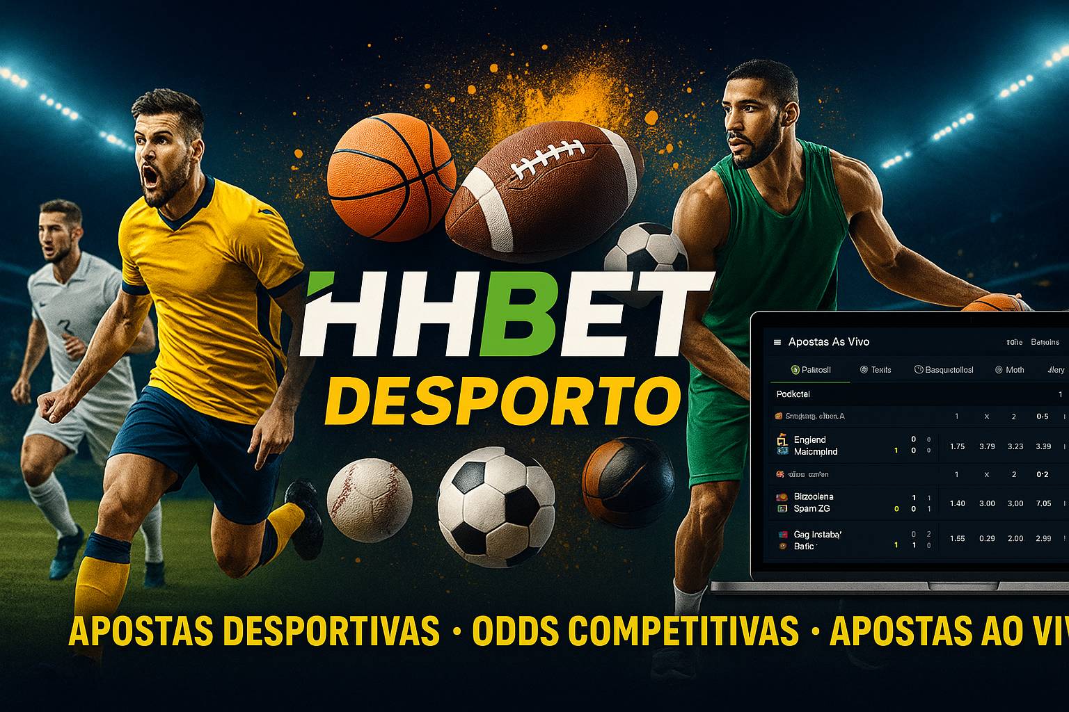 Apostas esportivas no cassino online HHBET